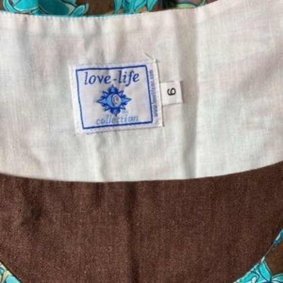 Love-Life Collection (Felice Pappas) Classic Swing Style Dress with Lotus Flower - Picture 7 of 7